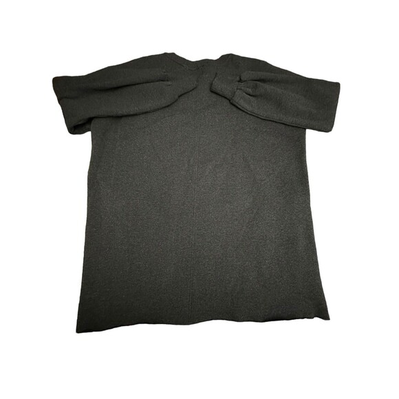 Judith March Medium Heather Black Lightning Bolt Soft Sweatshirt $165 MSRP #T9-1 - Picture 10 of 12